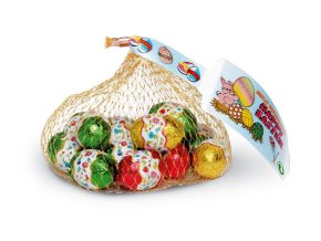 Vajíčka v sieťke - mliečna čokoláda s orieškovou náplňou 100 g