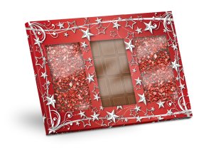 3 cok K19 004 cervena stribrne hvezdy vanoce ML JAH M