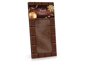 cokolada 100g okno Vesele Vánoce snehulak M