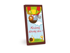 Cokolada 100g ter hneda nalepka krasny detsky den M
