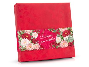 dekuji pani ucitelko Červený papír 200g SQ SK M