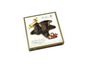 Melbon pralinky z mléčné a bílé čokolády s lískooříškovou náplní - mořské plody 62 g