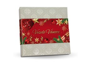 200g sq str pap ruk vesele vanoce M