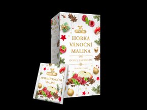 Horká Vánoční Malina, ovocný čaj porcovaný
