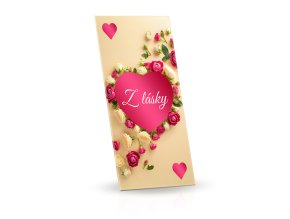 VIZ Cokolada 175g K17 0397 valentyn z lasky bezova M