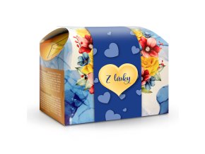 truhla kvetiny cocoa modra 250g ruk z lasky M