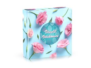 Pralinky 50g madra ruzove ruze VELIKONOCE M