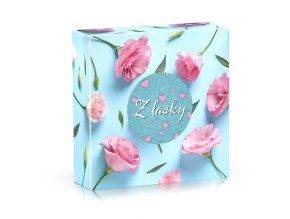 Pralinky 50g madra ruzove ruze Z lásky 2 m