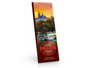 Praha hořká čokoláda s kousky brusinek a višní 225g