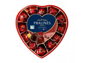 Pralines dark chocolate with cherry with liqueur 4 vol heart 140g Image 1 Zoom image