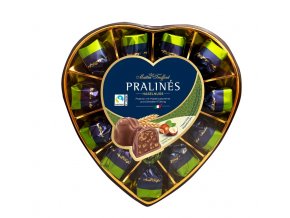 Pralines milk chocolate hazelnut und cereals heart 165g Image 1 Zoom image