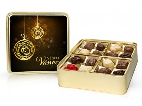 Plech vesele vanoce hneda 400g 2024 m
