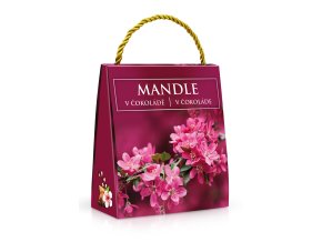taška mandle v čokoládě mandloň M