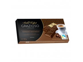 Grazioso dark chocolate with espresso flavoured filling 100g 8x125g Image 1 Zoom image