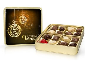 Plech vesele vanoce hneda 200g 2024 M