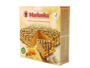 Medový dort s vlašskými ořechy MARLENKA® 800 g photo standing small