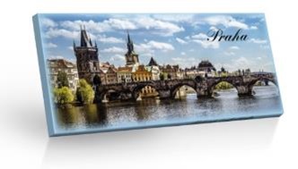 Vyrobeno v EU Mléčná čokoláda - PRAHA 100g