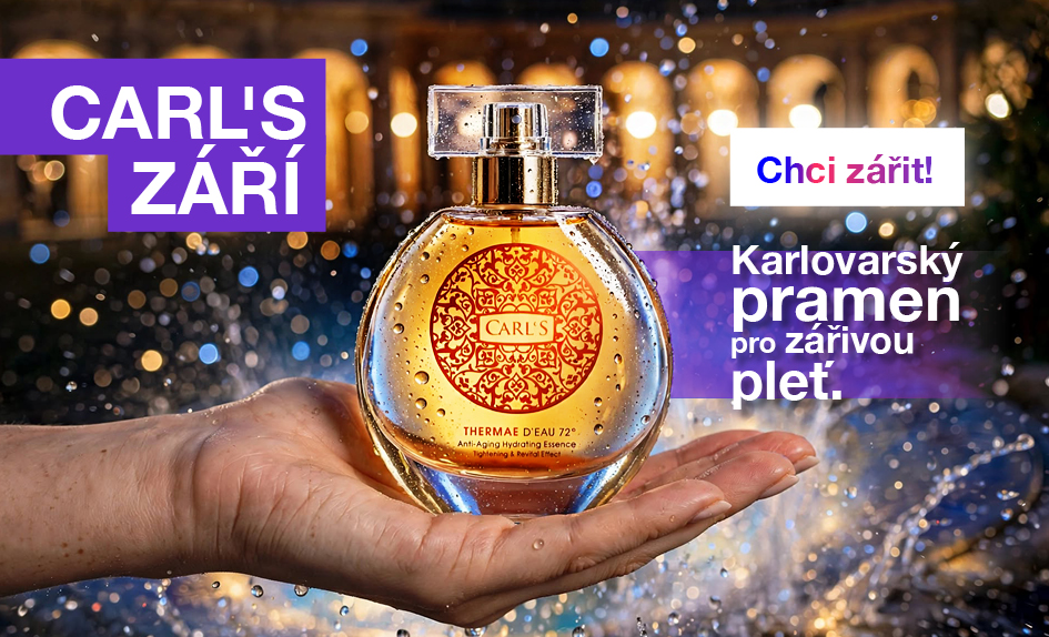 CARL'S ZÁŘÍ - Karlovarský pramen pro zářivou pleť.