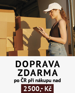 Doprava zdarma při nákupu nad 2500 Kč