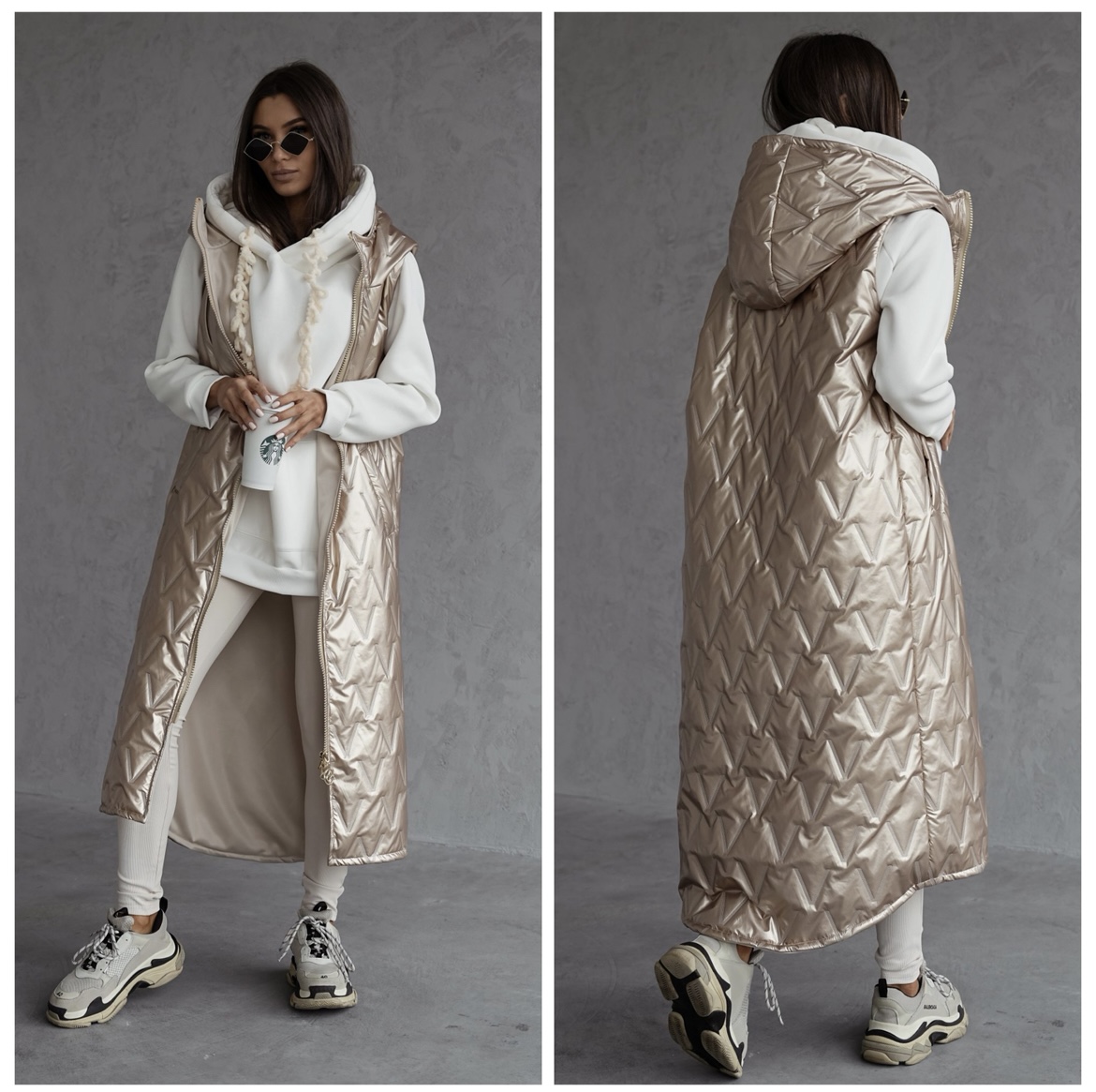 Bestseller GLAMOUR MAXI LONG gold