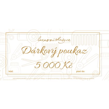 Dárkový Poukaz 5000 Kč  Elektronický