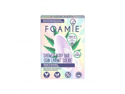 foamie shower body bar i beleaf in you with cbd and lavender