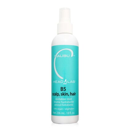 Malibu C B5 Scalp, Skin, Hair Revitalizer Mist, 236 ml - 3 v 1 řešení pro výživu a revitalizaci pokožky hlavy, vlasů i těla