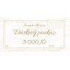 Dárkový Poukaz 5000 Kč  Elektronický