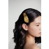 BalmainHair Accessories LimitedEdition Printemps Leaf Barette Pour Cheveux LE HJ PT BAR SS25 Model 02