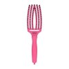 Olivia Garden Fingerbrush Care Iconic BoarNylon Hot Pink M hiusharja