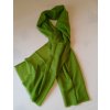 zelený kašmírový šál