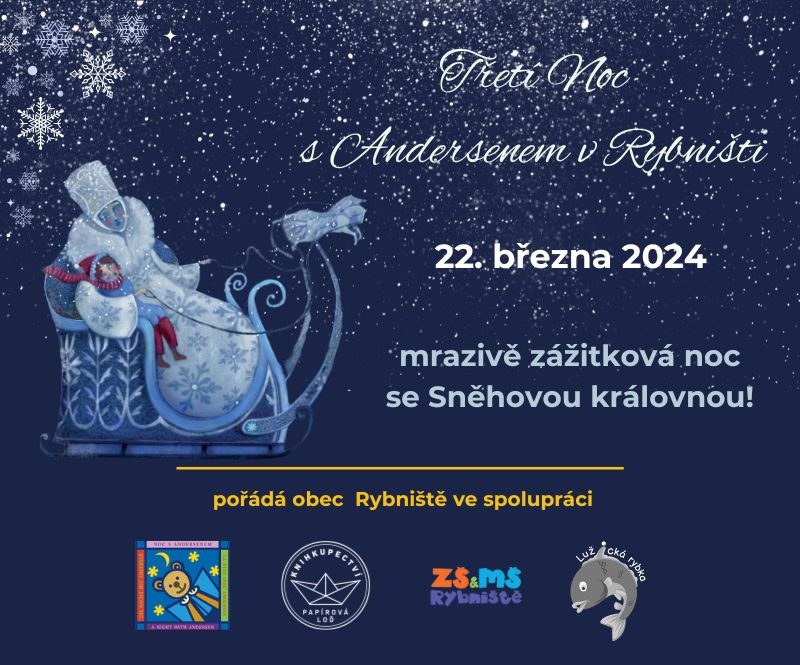 Třetí Noc s Andersenem v Rybništi