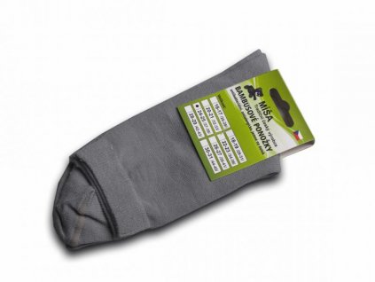 Bambusové ponožky - šedá