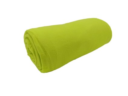 Fleecová deka - limetková
