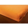 Froté prostěradlo 140x200 - pomerančová - detail