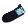 Bavlněné ponožky - tmavě modrá hladká