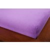 Froté prostěradlo 90x200 - tmavě fialová - detail