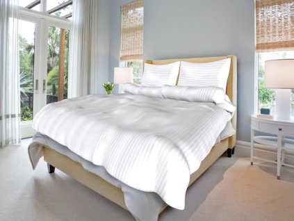 bavlnene povleceni atlas gradl bily 0