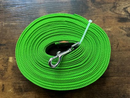 Firedog Stopovačka pogumovaná 20 mm klasická karabína 10 m neonovozelená