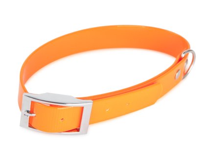 Firedog BioThane obojek Basic 25 mm Glossy oranžový