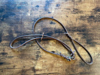 Kožené výstavní vodítko hnědé