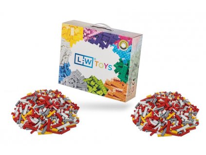 Stavebnice pre deti - Hasičský set 2000 ks  kompatibilní s Lego, Sluban, Cogo aj.