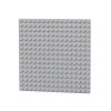 Oboustranná deska 16 x 16 (bodů) - světle šedá  kompatibilní s Lego, Sluban, Cogo aj.