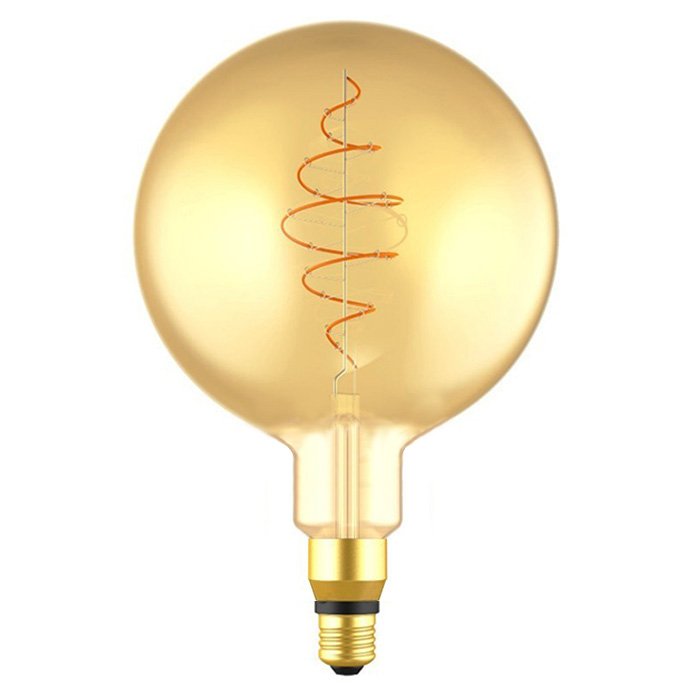 croissant 8 e27 xxl zarovka g200 vintage gold stmivatelna -