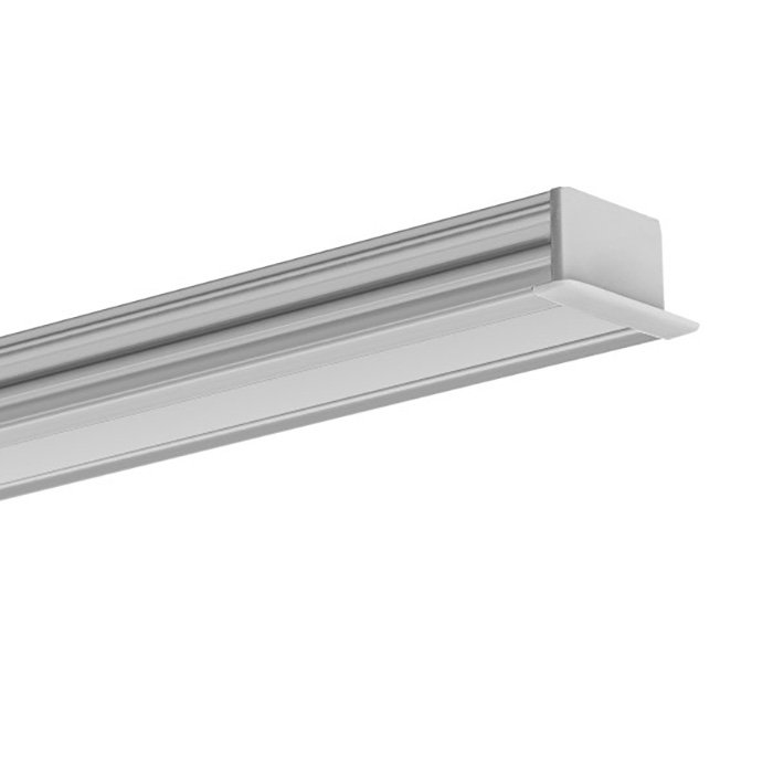 led v klus lista diy sade difuzorem pds-nk s stříbrná anodizovaná