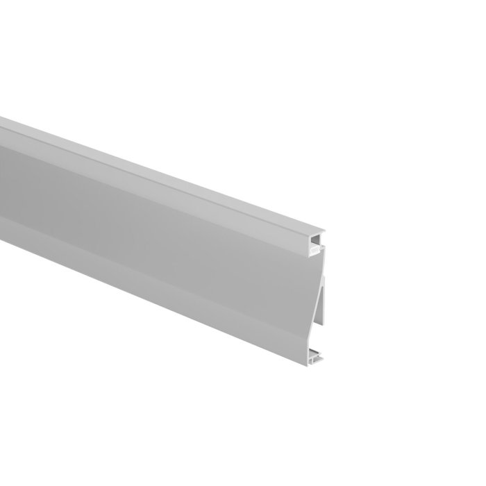 soklova osvetleni olis lista led klus stříbrná anodizovaná