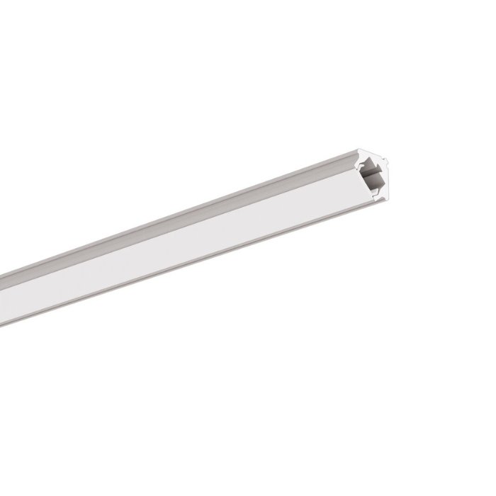 mini klus stupnu lista rohova piko-45 45 led stříbrná anodizovaná