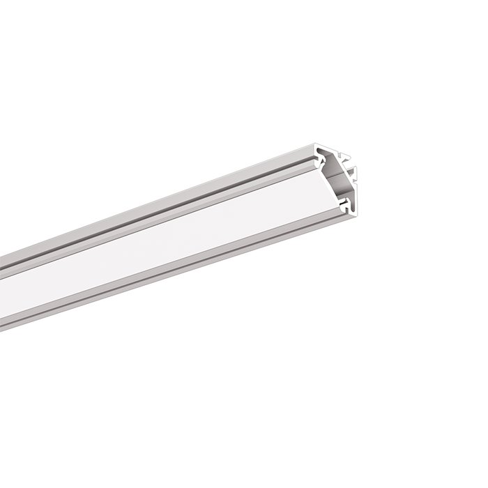 lista led klus 45-16 rohova 45 stupnu stříbrná anodizovaná