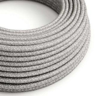textilnim retro opletem s grey kabel melange rn02