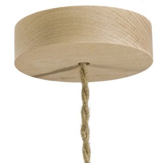 stropni lustr 120mm na krytka drevena přírodní dřevo